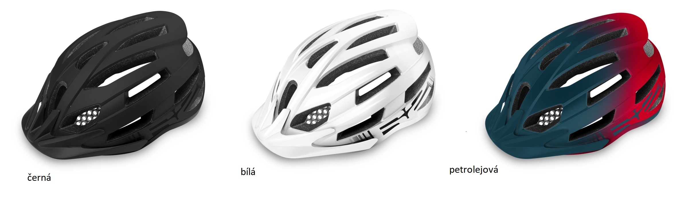 Náhradní štítek cyklistické helmy ATH33 - mix barev