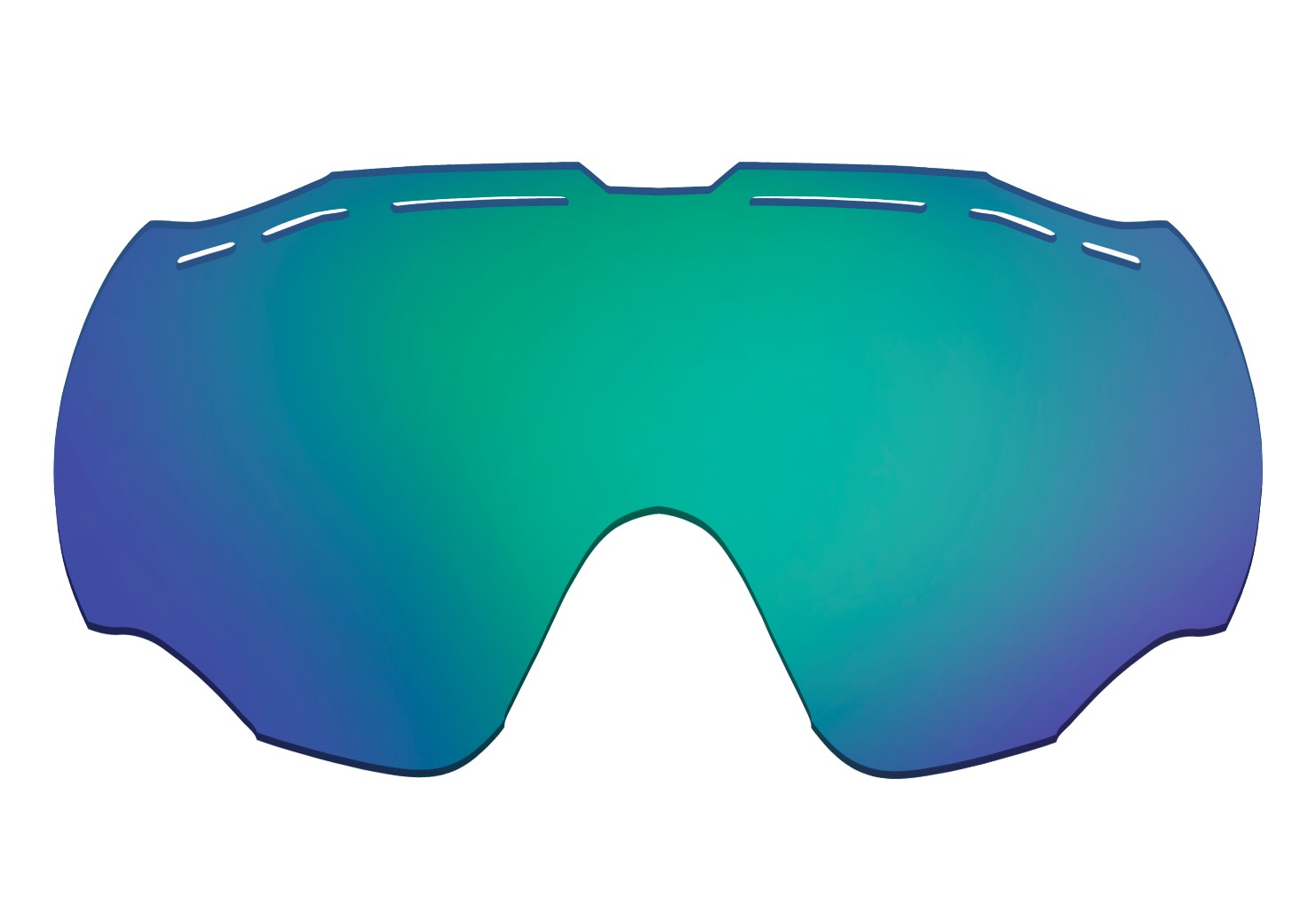 HTGL57/GR Spare lens for ski goggles HORNET HTG57 brown